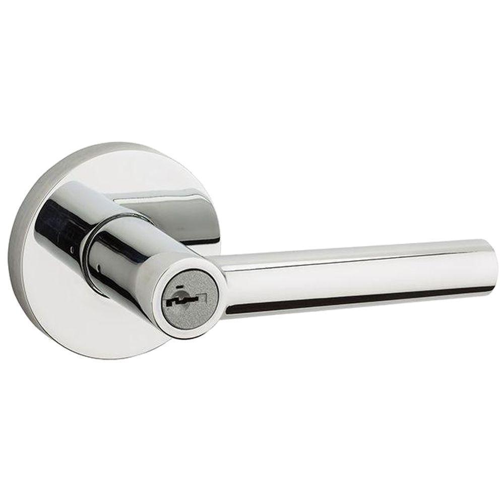 Milan Matte Black Keyed Entry Door Lever - Super Arbor