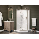 Portwood Single-Handle 5-Spray Tub and Shower Faucet with H2Okinetic in SpotShield Brushed Nickel (Valve Included) - Super Arbor