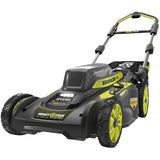 RYOBI 20 in. 40-Volt Brushless Smart TREK Self‑Propelled Cordless Lawn Mower with Two 6.0Ah Batteries and Charger
