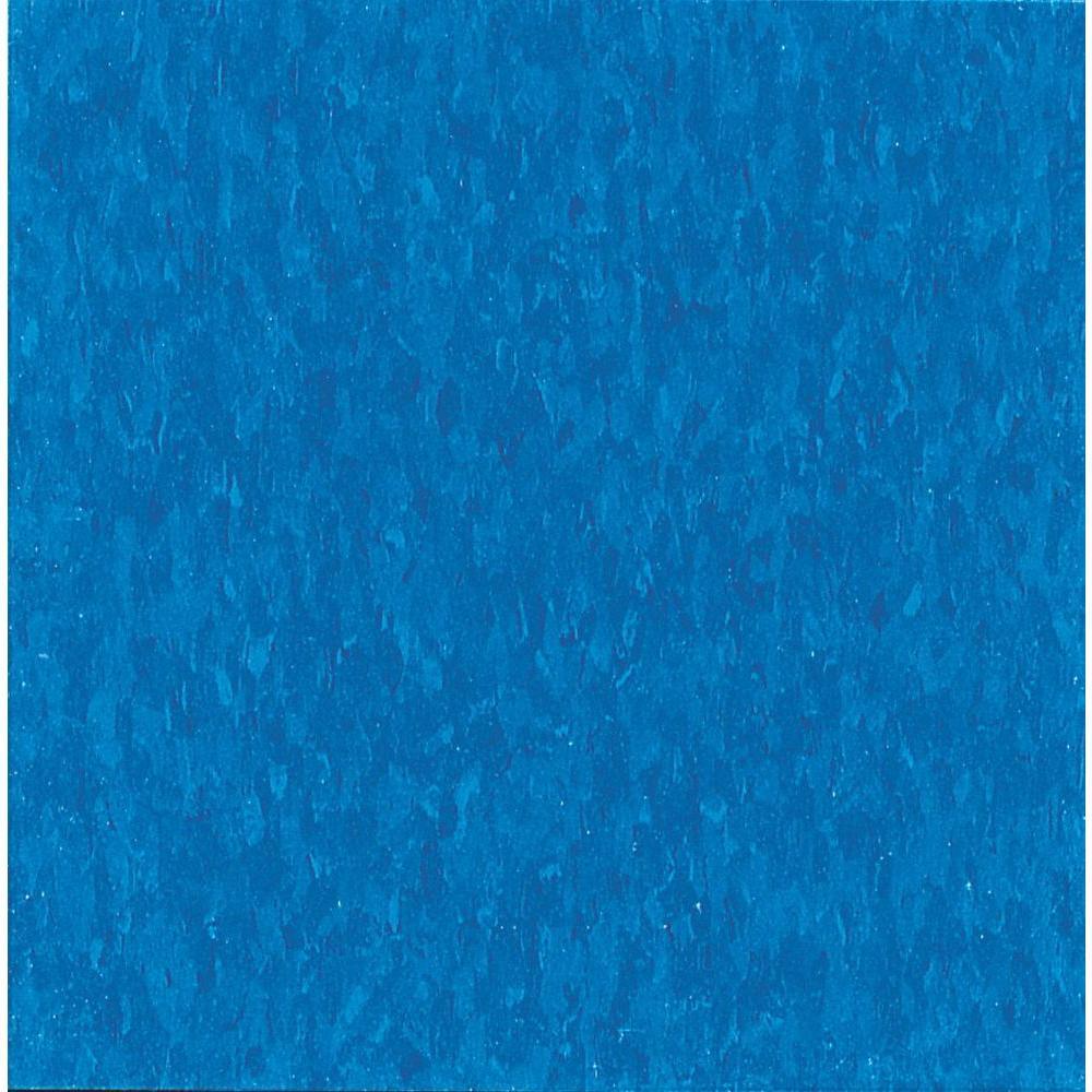 Armstrong Imperial Texture VCT 12 in. x 12 in. Blue Dreams Standard Excelon Commercial Vinyl Tile (45 sq. ft. / case) - Super Arbor