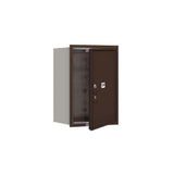 3700 Series 23-1/2 in. 6 Door High Unit Parcel Locker 1 PL6 4C USPS Front Loading Horizontal Mailbox in Aluminum - Super Arbor