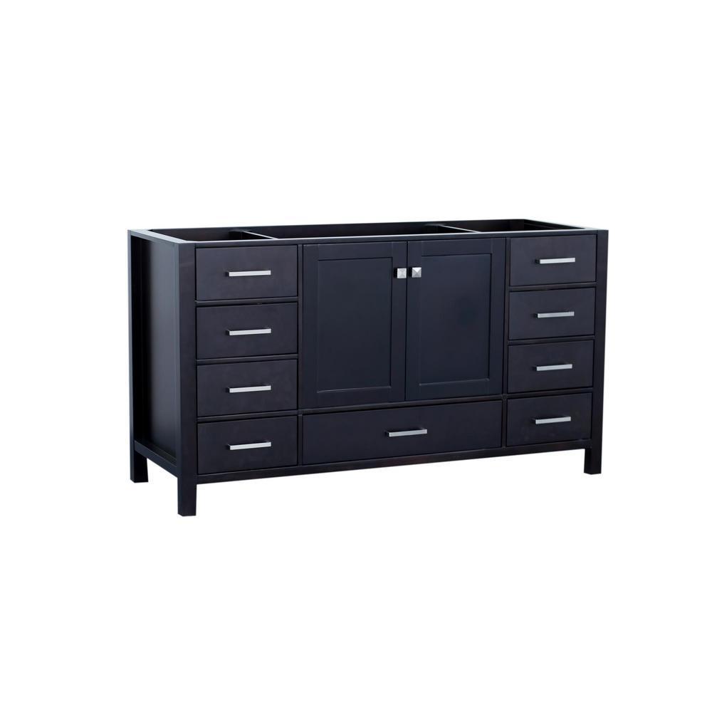 Cambridge 42 in. W Vanity Cabinet Only in White - Super Arbor