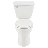 American Standard Champion White Round Chair Height 2-piece Toilet, 12-in Rough-In