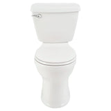 American Standard Champion White Round Chair Height 2-piece Toilet, 12-in Rough-In