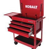Kobalt 35-in W x 37.5-in H 4-Drawer Steel Rolling Tool Cabinet (Red)