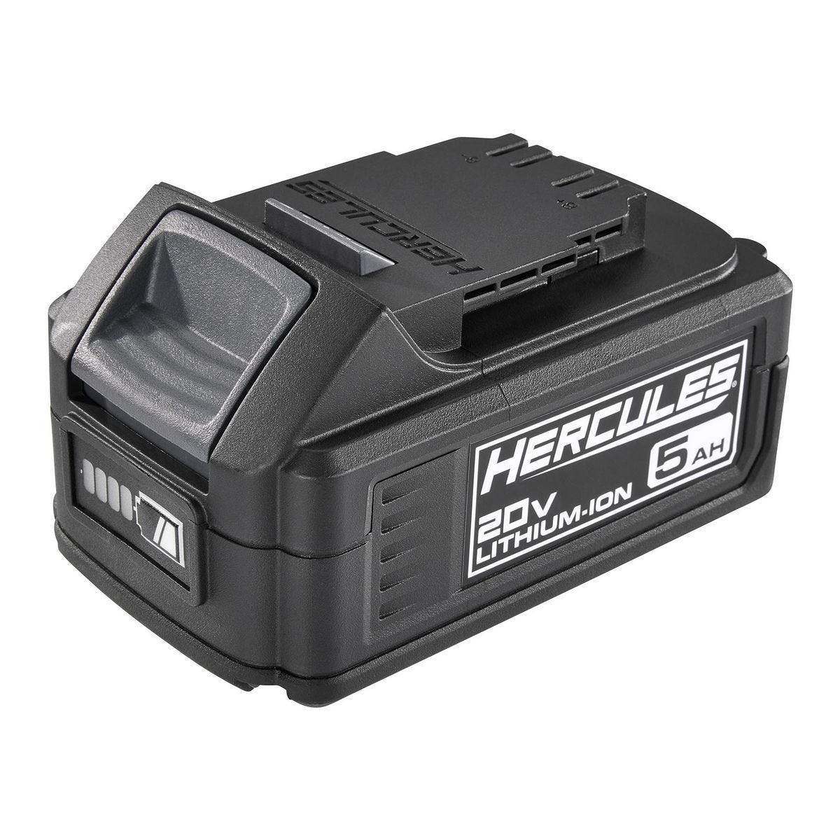 Hercules 20V Lithium‑Ion 5.0 Ah Extended Performance Battery