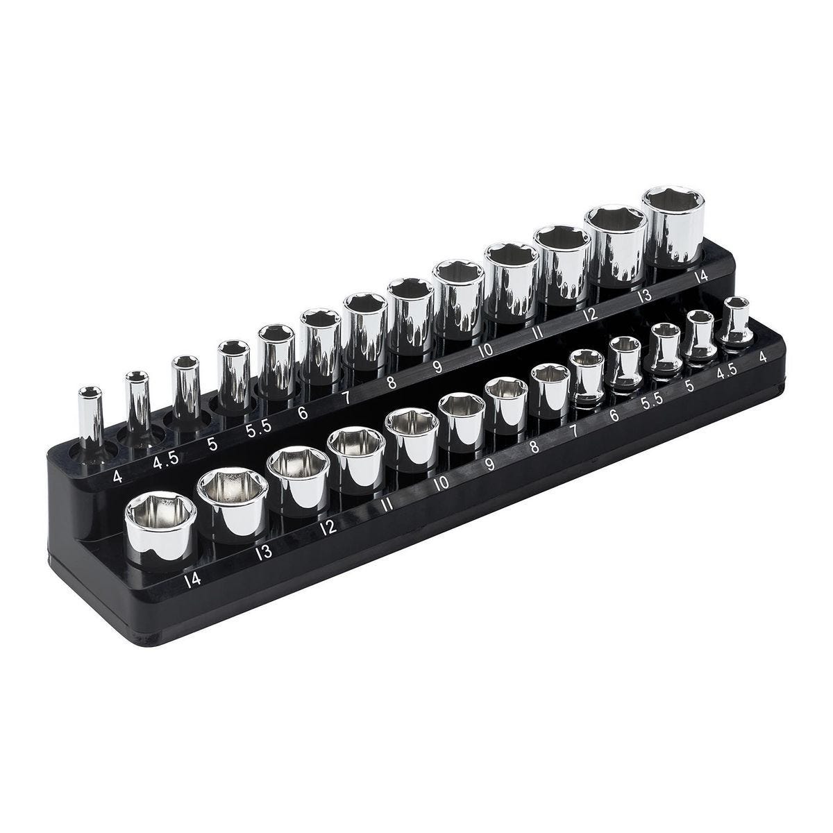 U.S. GENERAL 1/4 in. Drive Metric Magnetic Socket Holder