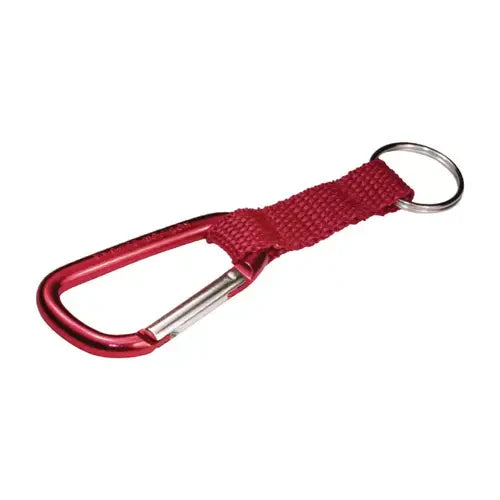 Hillman Aluminum/Nylon Multicolored Key Ring Carabiner