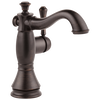 Delta Cassidy Venetian Bronze 1-Handle Single-Hole WaterSense Bathroom Sink Faucet with Drain