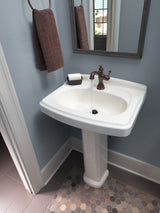 Delta Cassidy Venetian Bronze 1-Handle Single-Hole WaterSense Bathroom Sink Faucet with Drain