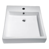 Deux Series Ceramic Vessel Sink in White - Super Arbor
