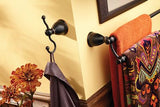 Moen Caldwell 24-in Mediterranean Bronze Wall Mount Double Towel Bar