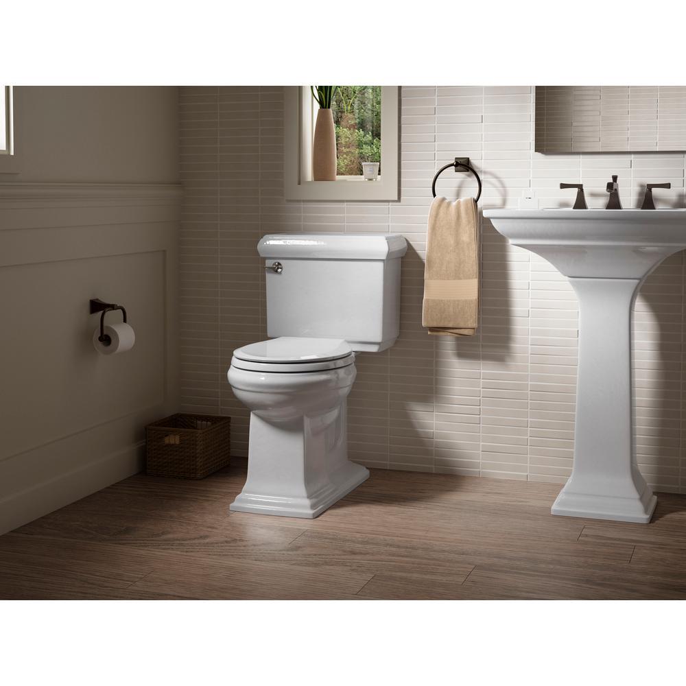 Memoirs Classic 2-Piece 1.28 GPF Single Flush Round Toilet with AquaPiston Flushing Technology in White - Super Arbor