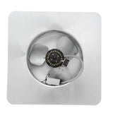 1000 CFM Silver Galvanized Steel Electric Powered Attic Fan with Adjustable Thermostat - Super Arbor