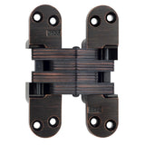 1-1/8 in. x 4-5/8 in. Satin Chrome Invisible Hinge - Super Arbor