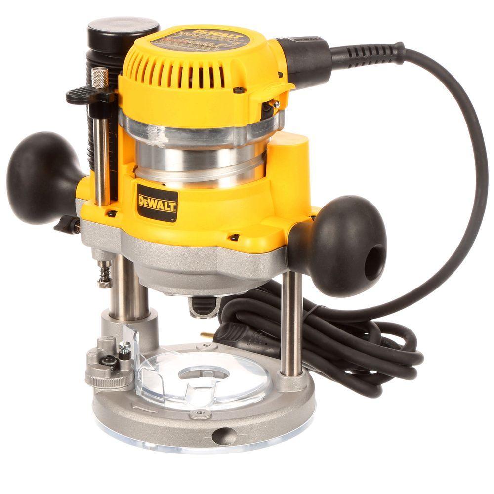 2-1/4 HP Electronic Variable Speed Fixed Base and Plunge Router Combo Kit with Soft Start - Super Arbor