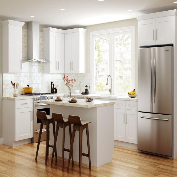 Shaker Ready To Assemble 12 in. W x 34.5 in. H x 21 in. D Plywood Vanity Drawer Base Kitchen Cabinet in Denver White