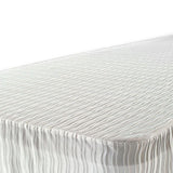 6 ft. White Table Cloth Made for Folding Tables