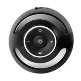 TikiTunes Black Bluetooth Speaker with LED Atmospheric Lighting Effect Bundle & Adjustable 40 in. Pole and Ground Stake - Super Arbor