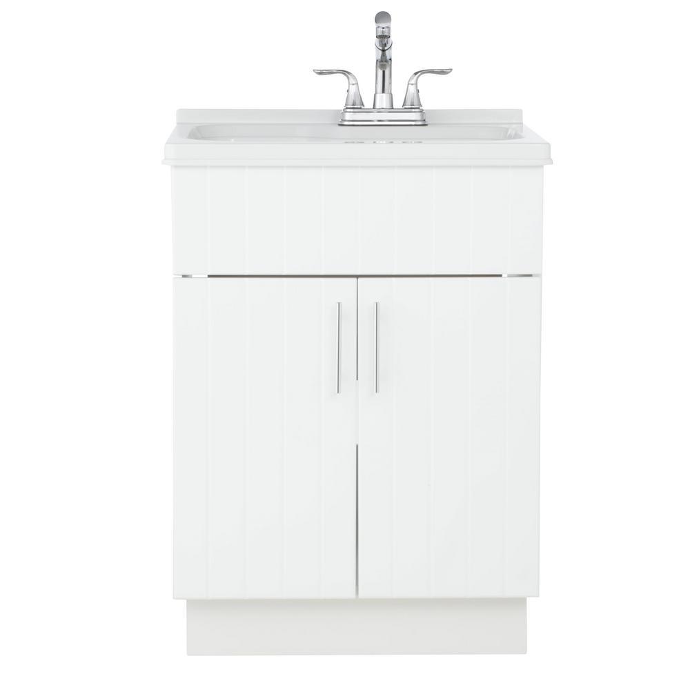 Shaker Laundry cabinet kit with pull-out faucet - Super Arbor
