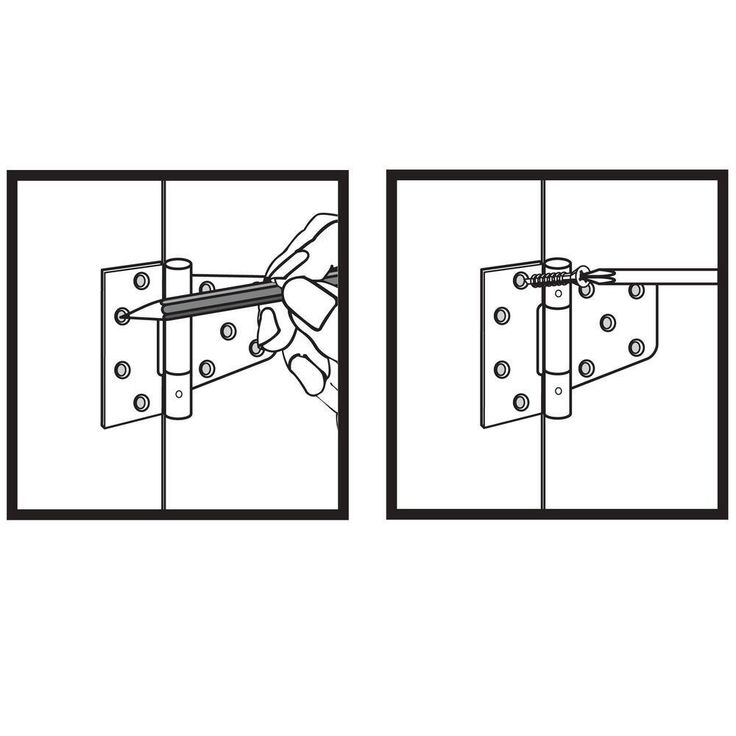 2-1/2 in. Galvanized Broad Utility Hinge