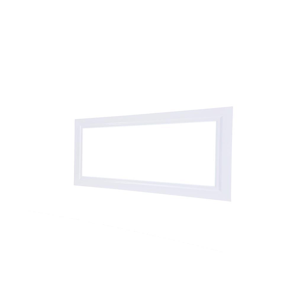 1 ft. x 2 ft. White Dimmable Edge-Lit 22-Watt 4000K Integrated LED Flat Panel Flushmount