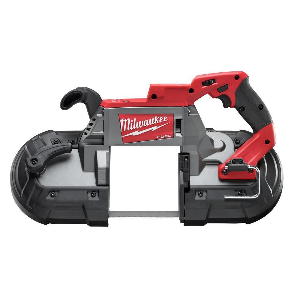 M18 18-Volt Lithium-Ion Brushless Cordless Hammer Drill/Impact/Band Saw Combo Kit (3-Tool) with 4-Batteries - Super Arbor