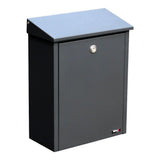 Gray Wall Mount Locking Mailbox - Super Arbor