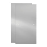 Crestfield 60 in. x 58-1/8 in. Traditional Semi-Frameless Sliding Bathtub Door in Bronze and 1/4 in. (6mm) Clear Glass - Super Arbor