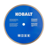 Kobalt 10-in Wet Glass Diamond Saw Blade