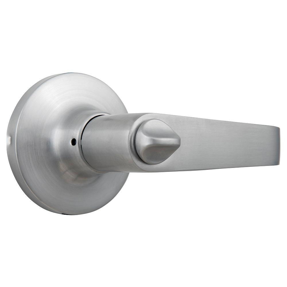 Commercial 2-3/4 in. Satin Chrome Privacy Bed/Bath Door Lever - Super Arbor