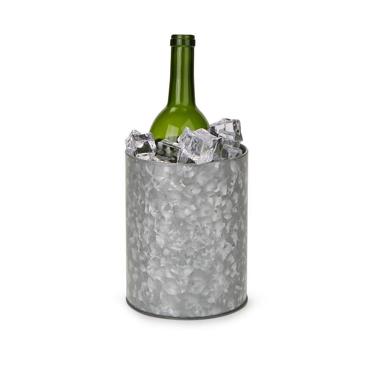 Silver Galvanized Utensil Holder Kitchen Condiment Organizer