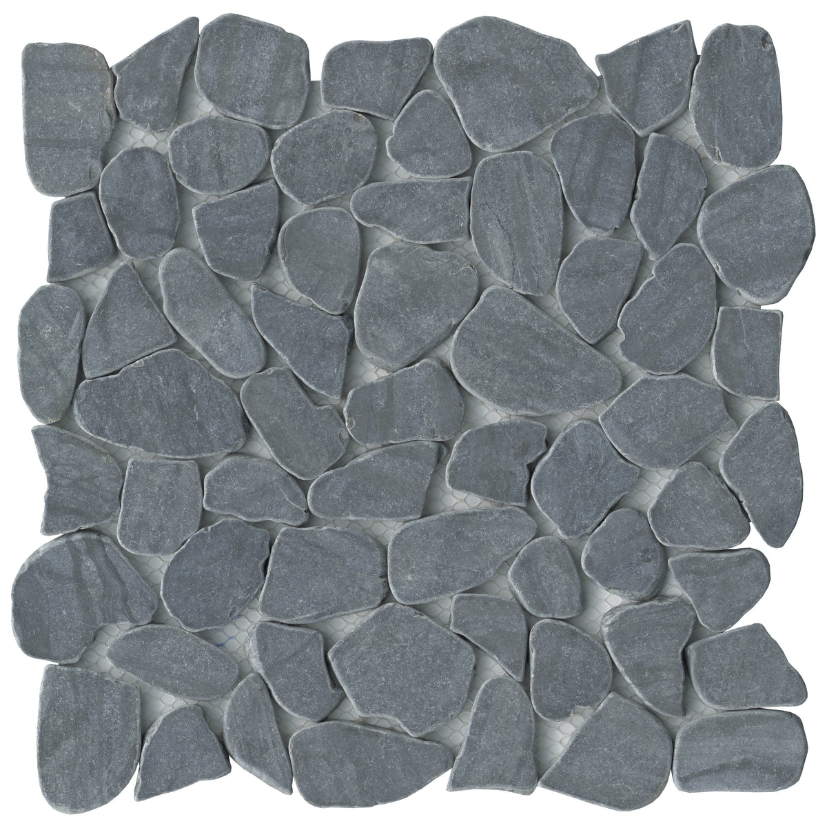 Emser Cultura Taupe Natural Stone Pebble Mosaic Border Tile, 12-in x 12-in Sheet (10-Pack)