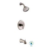 Jax Single-Handle 1-Spray Tub and Shower Faucet in Polished Nickel - Super Arbor