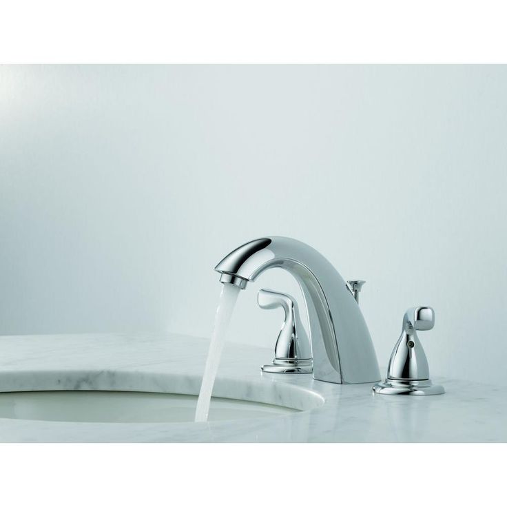 Foundations 8 in. Widespread 2-Handle Bathroom Faucet in Chrome