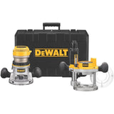 2-1/4 HP Electronic Variable Speed Fixed Base and Plunge Router Combo Kit with Soft Start - Super Arbor