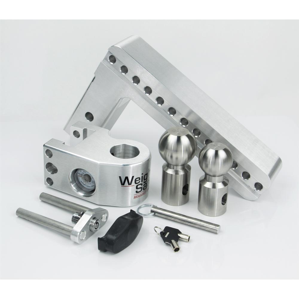 Weigh Safe 10 in. Drop Adjustable Class V Ball Mount - Super Arbor
