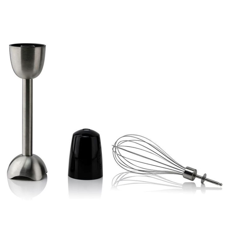 Multi-Purpose Immersion Hand Blender Set-500-Watts, Includes Food Chopper, Egg Whisk, BPA-Free Beaker, Black, 6-Speed