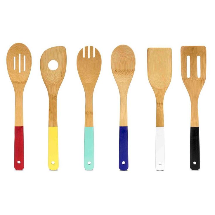Bamboo Kitchen Utensil Set (Set of 6)