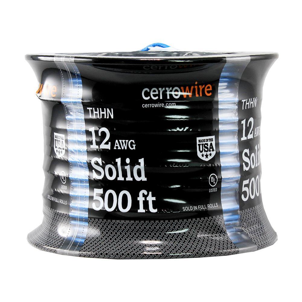 500 ft. 12/1 Green Solid THHN Wire - Super Arbor