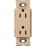 Claro 15 Amp Duplex Outlet, White - Super Arbor