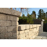Oldcastle Olde Manor 3.75 in. x 11.5 in. x 8 in. Toscana Tan/Brown Concrete Garden Wall Block (120 Pieces / 40 Face ft. / Pallet) - Super Arbor