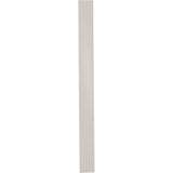 12 in. x 24 in. Rectangular Primed Polyurethane Paintable Gable Louver Vent - Super Arbor