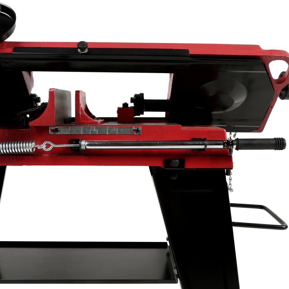 5 Amp 4.5 in. Stationary Metal Cutting Band Saw with Stand - Super Arbor