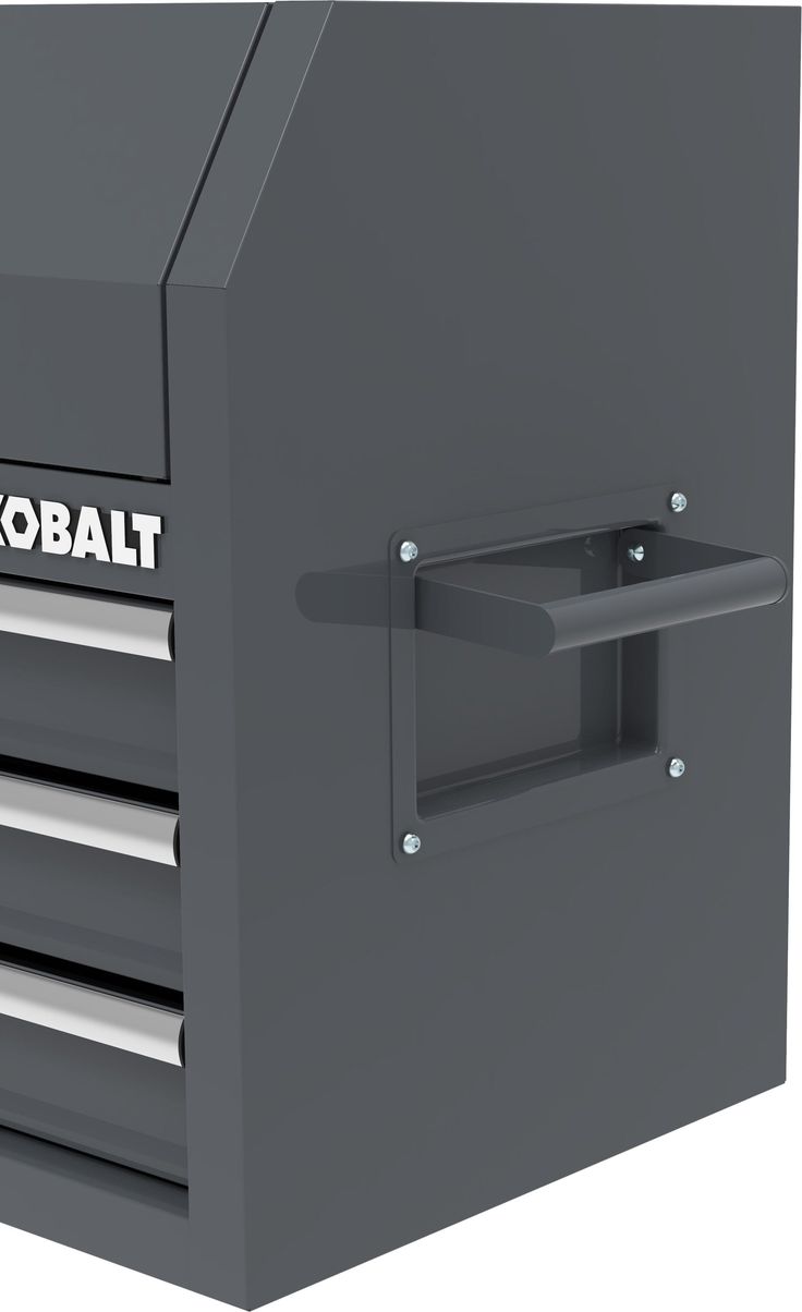 Kobalt 36-in W x 18-in H 6-Drawer Steel Tool Chest (Gray)