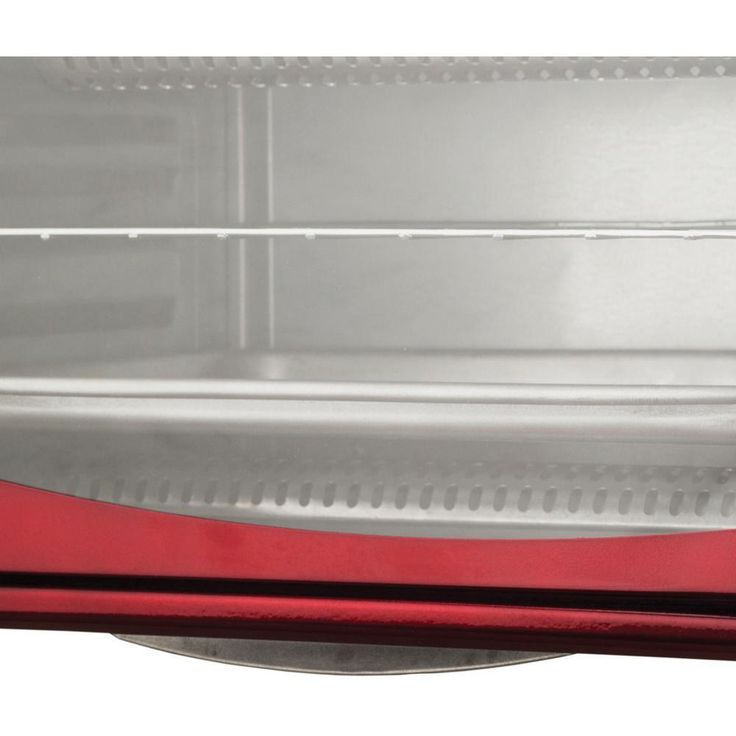 4-Slice Red Toaster Oven