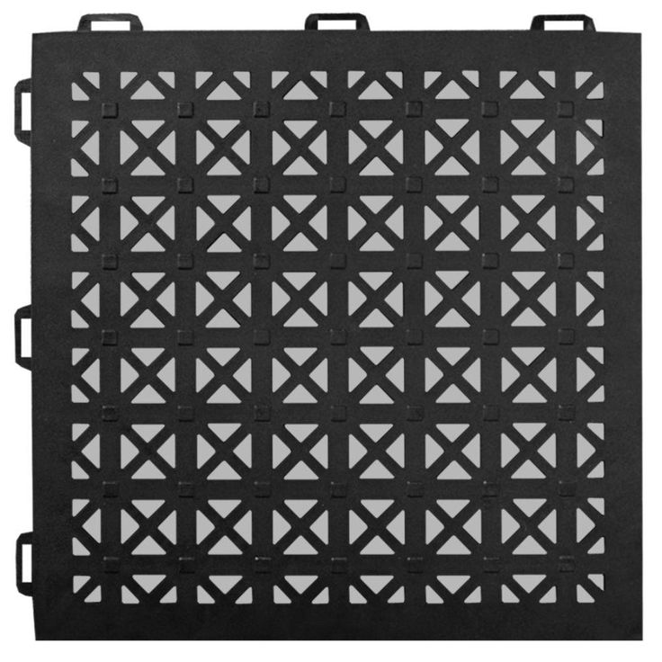 Greatmats StayLock Perforated Blue 12 in. x 12 in. x 0.56 in. PVC Plastic Interlocking Outdoor Floor Tile (Case of 26)