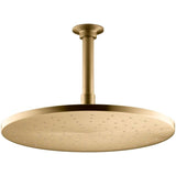 1-Spray 12 in. Single Ceiling Mount Fixed Rain Shower Head in Polished Chrome