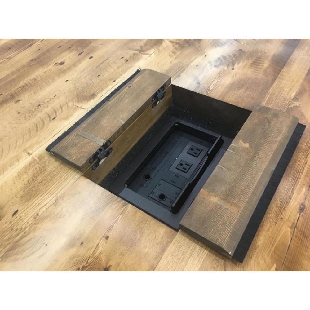 1-1/8 in. x 4-5/8 in. Satin Brass Invisible Hinge - Super Arbor