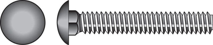 Hillman 1/4 in. x 2 in. Stainless Steel Carriage Bolt, 50-Pack